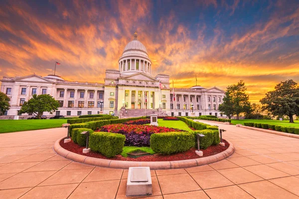 Little Rock Arkansas Usa State Capitol — Stock fotografie