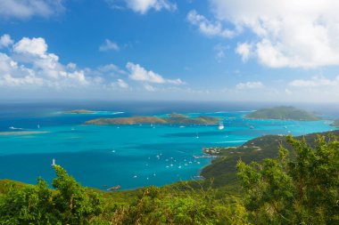 Britanya 'nın Karayip Adaları' ndaki Virgin Gorda..