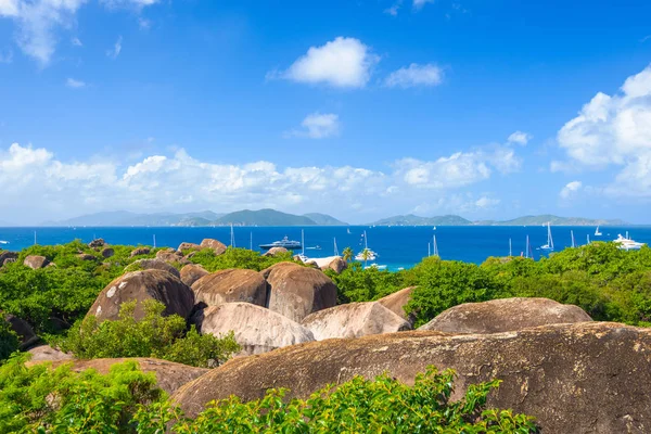 Virgin Gorda Britische Jungferninseln Den Felsbrocken Von Baths — Stockfoto