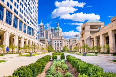 Indiana Eyalet Kongre Binası Indianapolis, Indiana, ABD.
