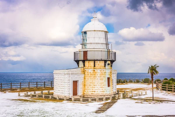 Suzu Japão Farol Rokkozaki Península Noto — Fotografia de Stock