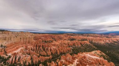 Bryce Canyon Milli Parkı, Utah, Amerika peyzaj zaman atlamalı.