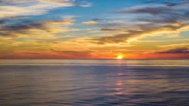 Navegando Mar Caribe Atardecer — Vídeos de Stock