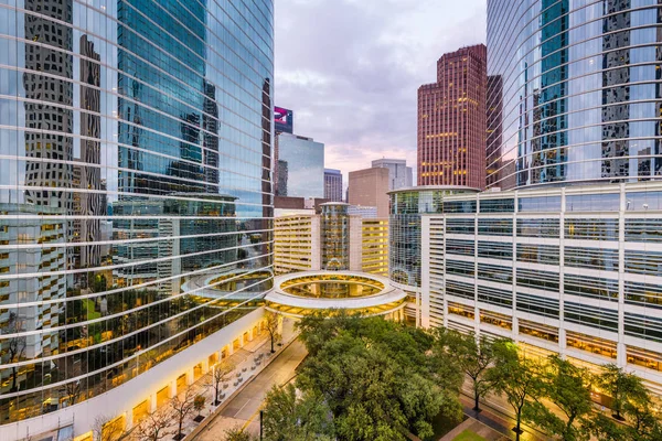 Houston Texas Stati Uniti America Paesaggio Urbano Architettura Moderna — Foto Stock