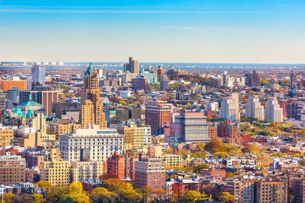 Brooklyn New York Usa Panorama Nad Brooklyn Heights Den — Stock fotografie