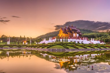 Chiang Mai, Tayland Kraliyet Flora Ratchaphruek Park.