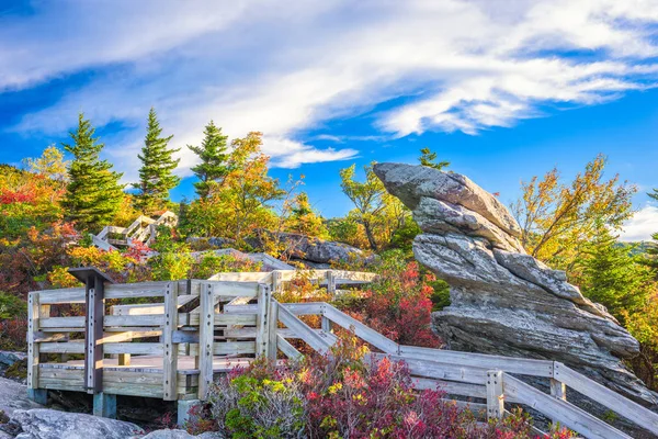 Grandfather Mountain North Carolina Stany Zjednoczone Ameryki — Zdjęcie stockowe