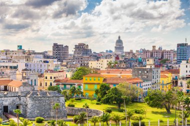 Havana, Küba'da şehir manzarası. 