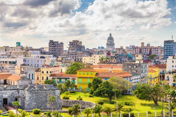 Havanna Kubas Skyline Der Innenstadt — Stockfoto