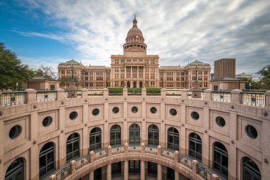 Austin, Texas, ABD Teksas Eyaleti Meclis Binası. 