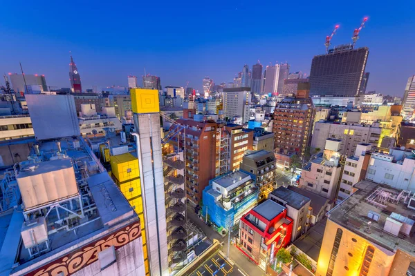 Shinjuku Tokyo Japon Paysage Urbain Dessus Kabukicho Crépuscule — Photo