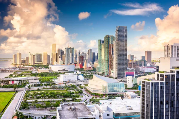 Miami Florida Amerikai Egyesült Államok Belvárosa — Stock Fotó