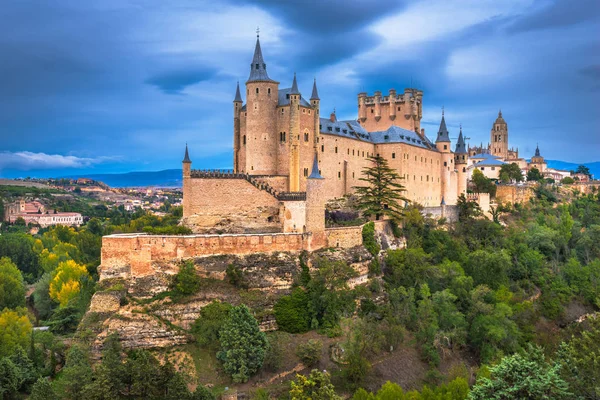 Segovia, Spanien Segovia slott. — Stockfoto