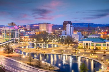 Huntsville, Alabama, ABD Skyline
