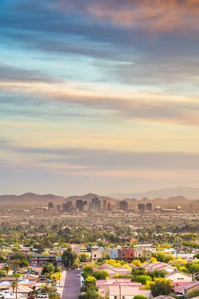 Phoenix, Arizona, Estados Unidos paisaje urbano del centro — Foto de Stock