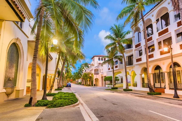 Palm Beach, Florida, USA at Worth Ave. — Stock Photo, Image