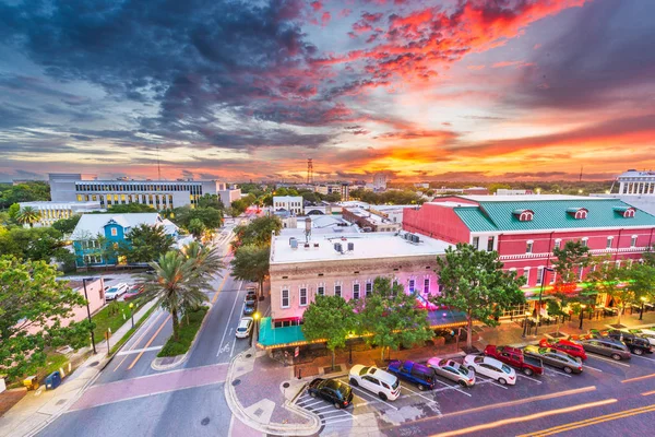 Gainesville, Florida, USA Innenstadt Stadtbild — Stockfoto
