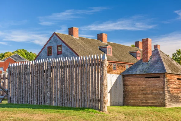 Stary fort Augusta, Maine, Stany Zjednoczone Ameryki. — Zdjęcie stockowe