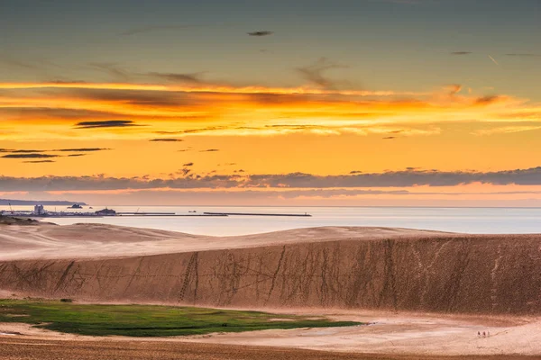 Tottori, Japan sand dunes on the Sea of Japan. 