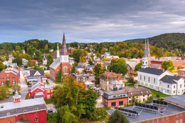 Montpelier, Vermont, ABD'de şehir manzarası
