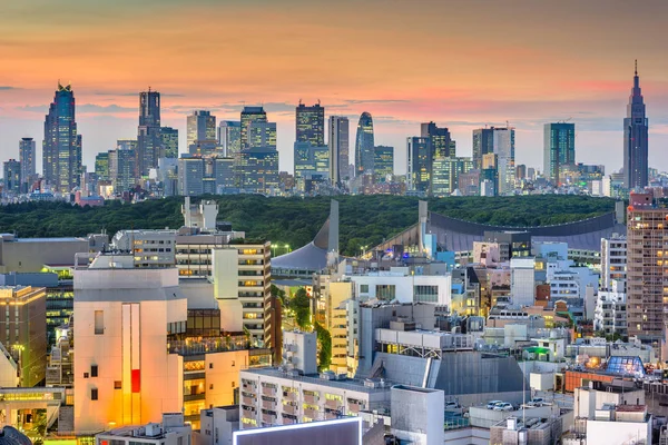 Τόκιο, Ιαπωνία στον ορίζοντα της πόλης — Φωτογραφία Αρχείου