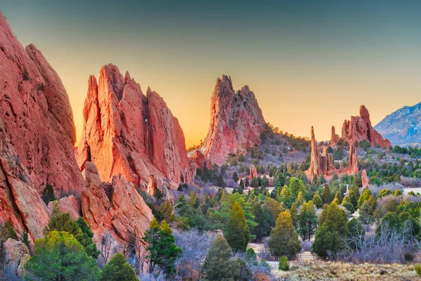 Jardim dos Deuses, Colorado Springs, Colorado — Fotografia de Stock