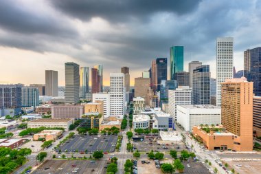 Houston, Texas, ABD, şehir şehir manzarası