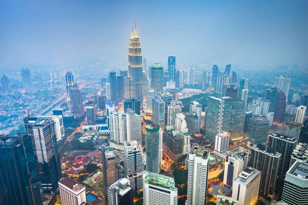 말레이시아의 도시, 콸라룸푸르의 하늘 — 스톡 사진