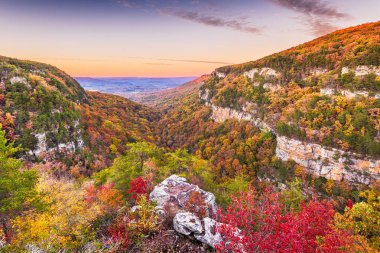 Cloudland Canyon, Georgia, USA autumn landscape  clipart