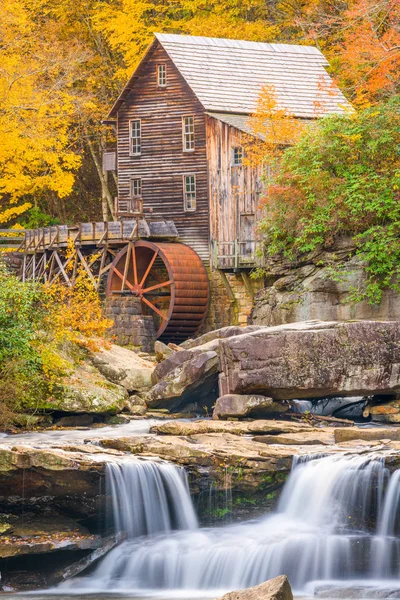 Babcock State Park, Virginia Occidental, EE.UU. en Glade Creek Grist Mill —  Fotos de Stock