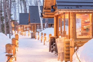 Furano, Japonya kış lık kabinleri