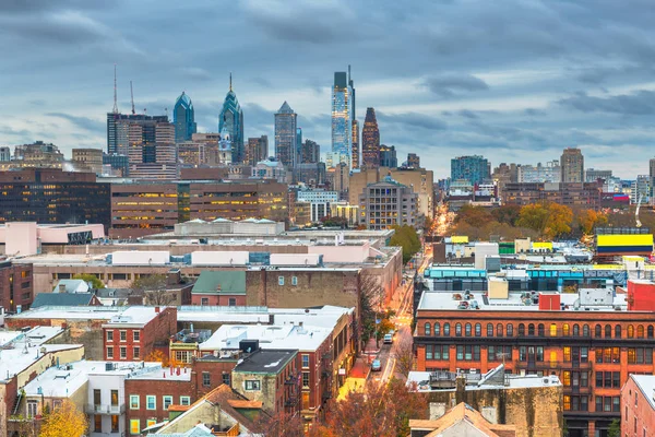 Philadelphia, Pennsylvania, Estados Unidos Skyline — Foto de Stock