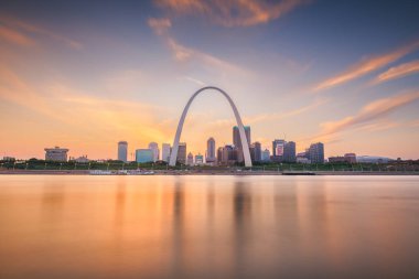 St. Louis, Missouri, Abd şehir manzarası mississippi 