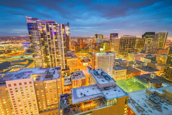 Denver, Colorado, Verenigde Staten Downtown Cityscape — Stockfoto