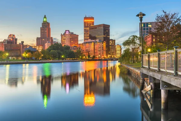 Providence, Rhode Island, Verenigde Staten Downtown Cityscape — Stockfoto