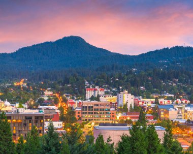 Eugene, Oregon, ABD silüeti