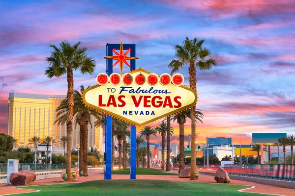 Señal de bienvenida de Las Vegas —  Fotos de Stock