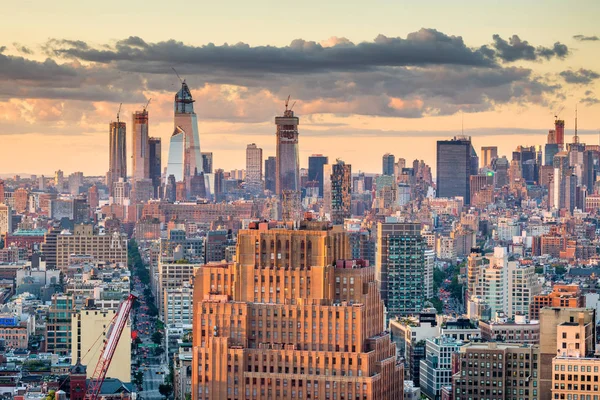 Nowy Jork, Nowy Jork, Usa midtown Manhattan skyline — Zdjęcie stockowe