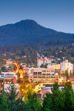 Eugene, Oregon, ABD silüeti