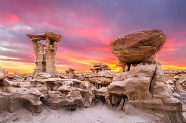 Bisti/De-Na-Zin Wilderness, New Mexico, Amerika Birleşik Devletleri