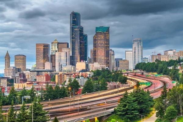 Seattle, Washington, USA Innenstadt Skyline — Stockfoto