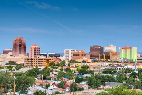 Albuquerque, Nowy Meksyk, USA Cityscape — Zdjęcie stockowe