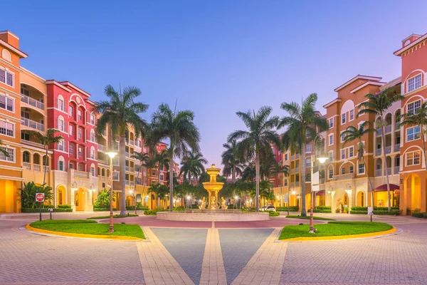 Neapol, Florida, americké město Skyline — Stock fotografie