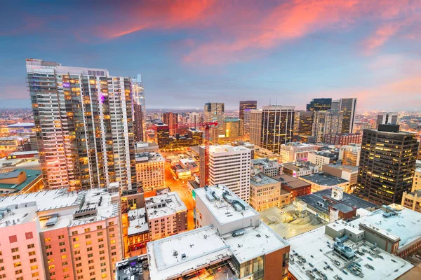 Denver, Colorado, Verenigde Staten Cityscape — Stockfoto