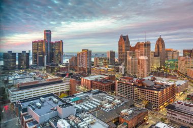 Detroit, Michigan, ABD Şehir Merkezi