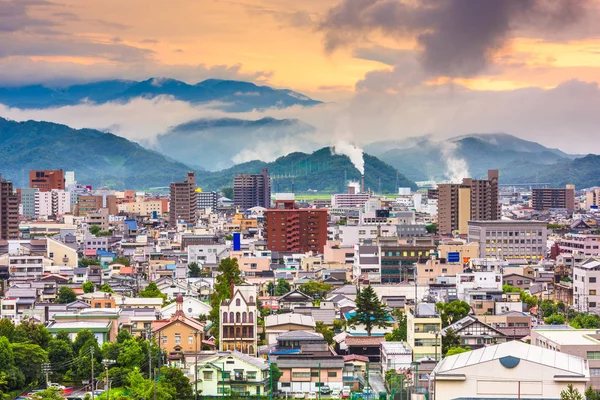 Tottori, Japonia centrum Skyline — Zdjęcie stockowe