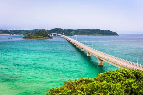 Tsunoshima 大桥 — 图库照片