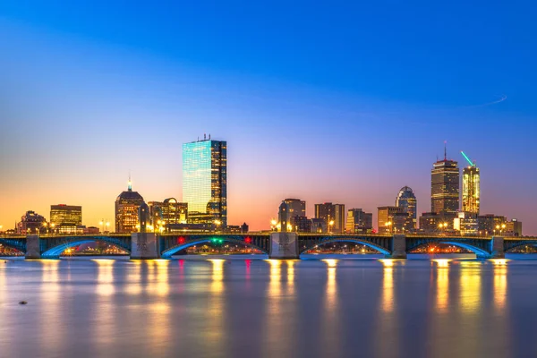 Бостон, штат Массачусетс, США центр міста міський пейзаж — стокове фото