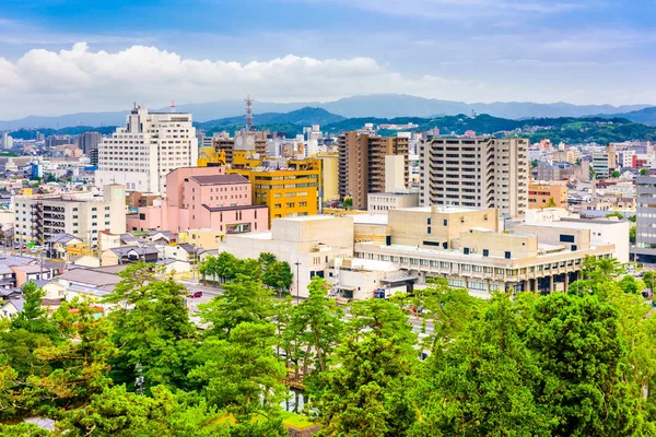 松井, 岛根, 日本天际线 — 图库照片