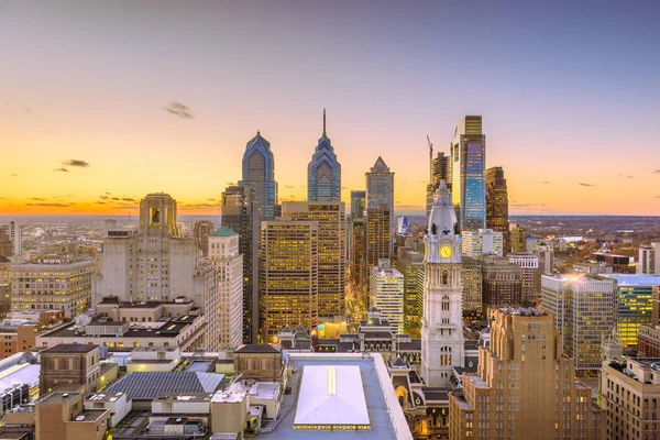 Philadelphia, Pennsylvania, ABD Skyline — Stok fotoğraf